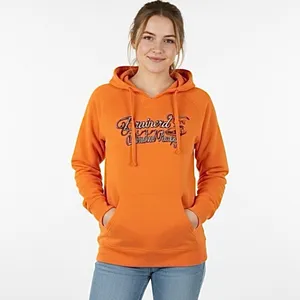 Woman’s Brainerd Minnesota International Raceway Orange Pullover Hoodie — XL thumbnail 2