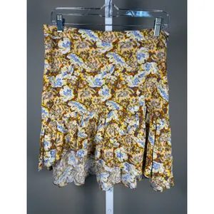Free‎ People Floral Ruffle Mini Skirt Boho Fairycore Cottagecore Festival Nadia thumbnail 3