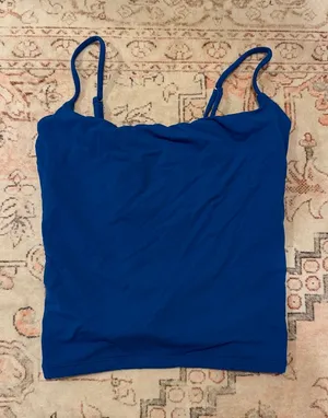Blue tank top  thumbnail 1
