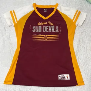 ASU Arizona State University Sun Devils Football Jersey Top thumbnail 1
