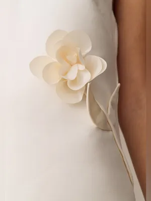 NWT Few Moda Althea Dress size XL Cream Ivory flower mini bride o.p.t thumbnail 7