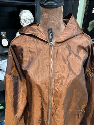 Totes Bronze Metallic Packable Raincoat – One Size (XS–2XL) thumbnail 2