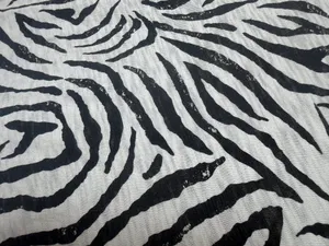 ATM Brand Zebra Animal Print Lightweight Sweater Long Sleeve Top Size XS thumbnail 6