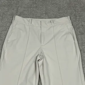 Rhone Birdie Cropped Trouser Pants Womens 6 Light Sand Ivory Golf Stretch thumbnail 3