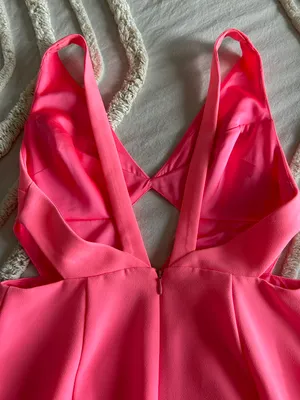 White Fox Pink Mini Dress w/ Cut Outs thumbnail 4