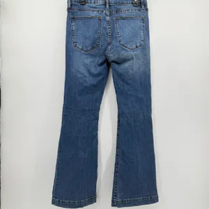 Stetson High Rise Flare Jeans Womens 12 Reg Blue Denim 11-054-0921-2400BU thumbnail 3