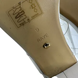 Raye Bardot Heel Slide Strap Sandal Block Clear White Size‎ US 9 thumbnail 15