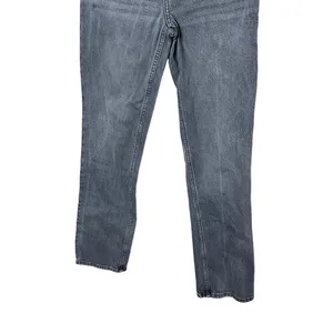 Abercrombie & Fitch Jeans Womens Size 24 Dark‎ Grey 90s Straight Ultra High Rise thumbnail 3