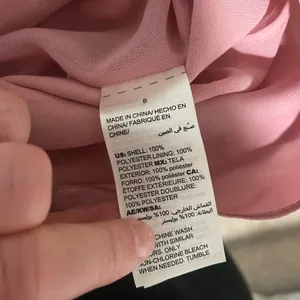 White House Black Market pink satin long sleeve blouse! thumbnail 10