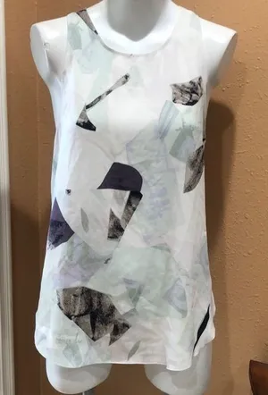 Wilfred patterned sleeveless blouse thumbnail 1
