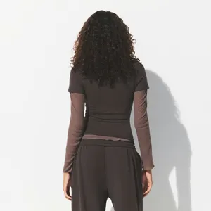 NWOT Skims Cotton Jersey T-Shirt in Iron thumbnail 3
