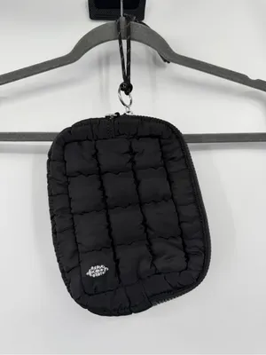 FP Movement Free People Quilted Mini Case Black Wristlet Travel Pouch thumbnail 3