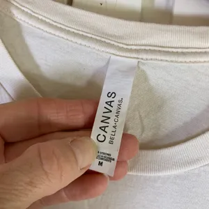 Bella‎ Canvas Promise Keeper Rainbow Graphic Tee Cream Cotton Genesis 9:12-13 M thumbnail 3