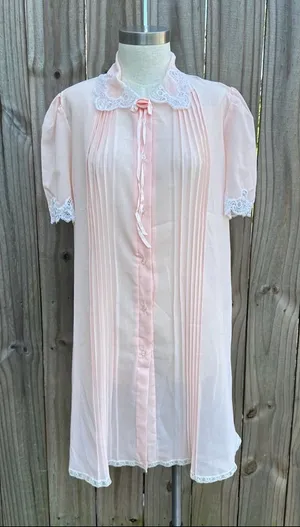 121 Christian Dior Vintage Lingerie Shell Robe thumbnail 1