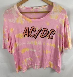 NWT Wst Cst ACDC Tshirt size medium Pink thumbnail 1