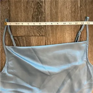 1•State blue tank top with adjustable strings at bottom of both sides (NWT) thumbnail 8