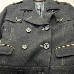American Eagle Outfitters Charcoal Peacoat thumbnail 4