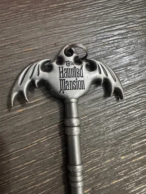 Disney Haunted Mansion Bat Wing Skeleton Key thumbnail 2