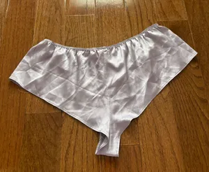 NWT Y2K Victoria’s secret purple satin flowy lounge shorts - small thumbnail 5