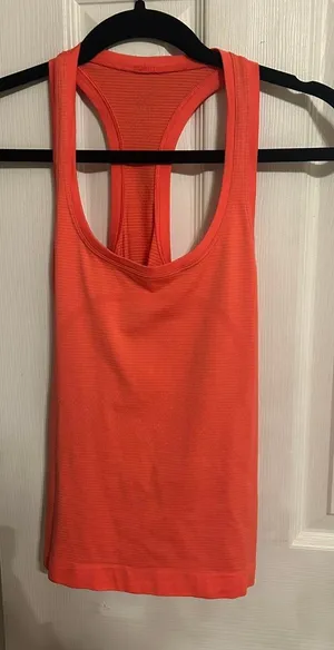 Lululemon Orange Swifty Tech Tank thumbnail 1