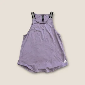 Adidas Women’s Training 3-Stripe Tank Top Lavender XS thumbnail 3