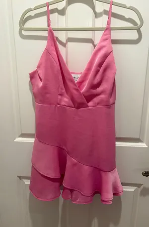 Hello Molly Pink Mini Dress thumbnail 1