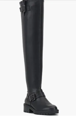 NEW VINCE CAMUTO Abrila 2 Knee High Boot BLACK thumbnail 1