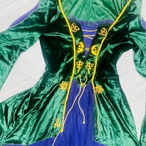Disney Spirit Halloween sexy Hocus Pocus Adult Winifred Sanderson Dress Cosplay costume thumbnail 3