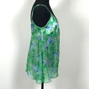 Vintage 90s‎ Y2K Secret Treasures Babydoll Chemise Women S Lace Up Sheer Chiffon thumbnail 4