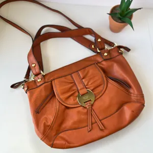 Relic Y2K Cognac Crossbody Satchel Bag Boho Indie Sleaze 70 Inspire Faux Leather thumbnail 16