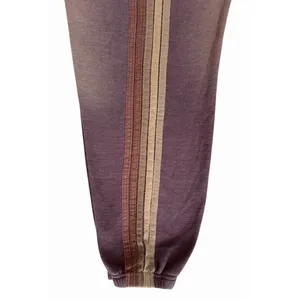 Aviator Nation 5 Stripe Sweatpants Faded Mocha Women's Size X-Large thumbnail 15