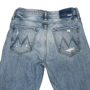 Mother Superior The Tomcat Distressed Straight Leg Ankle Jean in Confession Wash 28 thumbnail 7