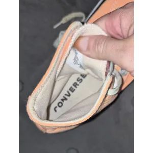 Converse Peach High Top Canvas Sneakers Platform Womens 8 thumbnail 7