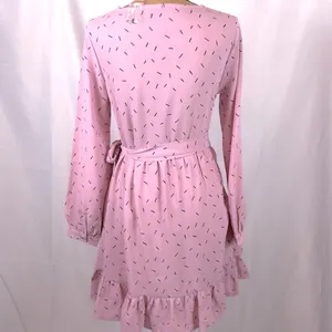 Petalroz dress faux wrap dusty rose & black Size S NWT Price is Firm thumbnail 5