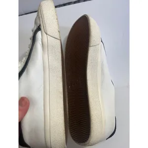 Madewell delia sidewalk low top white/black size 9 thumbnail 9