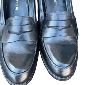 Marc Fisher leather heeled loafers thumbnail 3
