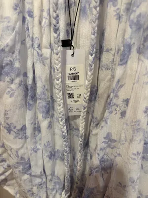 Garage Halter Dress White thumbnail 5