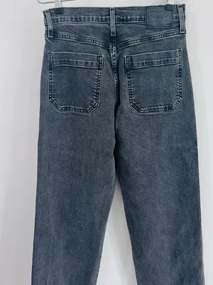 Levi’s Mile High Cropped Wide Leg Black Jeans Size 28 thumbnail 3