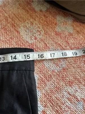 Quince 100% European Linen Pleated Trouser black size 10 thumbnail 5