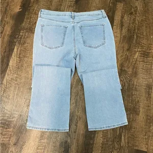 NOBO Jeans Womens Mid Rise Relaxed Bootcut Denim Jean Pants 32” Inseam, NWT thumbnail 8