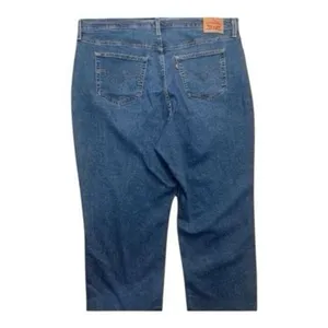Levi’s Women RIBCAGE Blue Super High Rise Ankle Jeans Plus Size 22W Stretch thumbnail 6