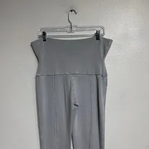 Urban Outfitters Out From Under Gray Fold Over Seamed Flare Leggings Sz M thumbnail 8