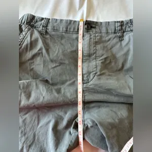 Old Navy Womens Large Gray High-Rise OG Chino Pants w/ Elastic Waist thumbnail 5
