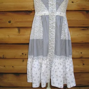La Vie Rebecca Taylor Floral Halter Cotton Dress thumbnail 4