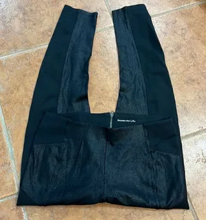 Abercrombie & Fitch stretchy Coated faux leather look leggings size M‎ thumbnail 1