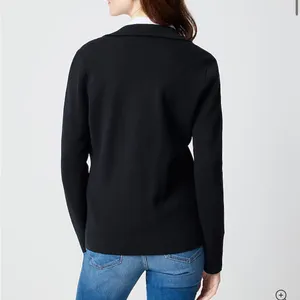 J.Crew Factory Black Schoolboy Sweater Blazer Size S thumbnail 11