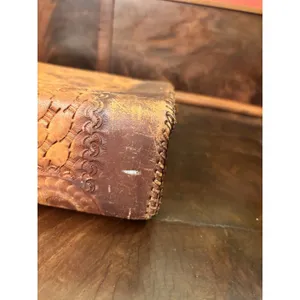 Vintage Clifton's Hand Tooled Leather Handbag Purse Brown Western Satchel Bag thumbnail 10