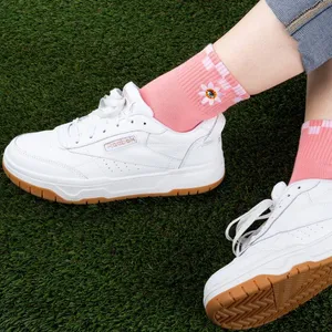 Reebok Ortho Lite White Leather Sneakers with Gum-Trim Sole Size 7.5 thumbnail 1