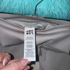 JoyLab Gray Leggings‎ with Relaxed Fit and Elastic Waistband thumbnail 4