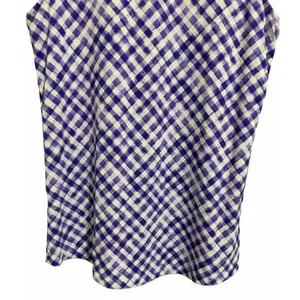 Ibkul Gingham Sleeveless Polo Lavender/White Golf Tennis Women'S‎ Size Small thumbnail 6